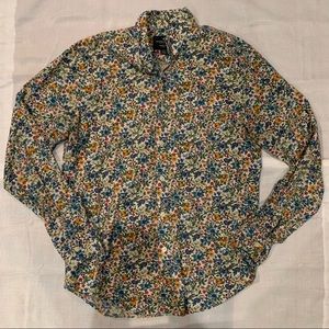 Mens American Eagle Outfitters Floral Print Button Up Shirt